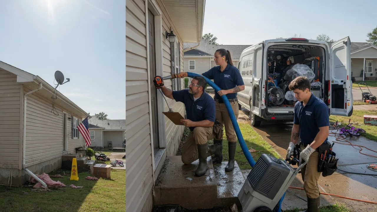 Ceiling Water Damage Restoration in Hope, MN near me